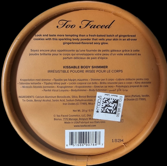 Too Faced Gingerbread Shimmer Body Powder - Picture 3 of 3